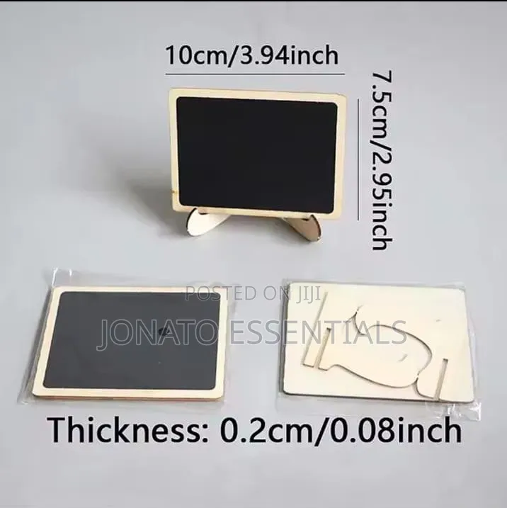 Mini Chalkboard Set Table Signs Price Tags 10 Pieces