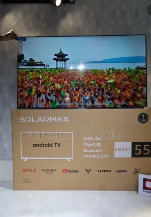 Solarmax 55 Inch Frameless Android TV-TV-Brand New