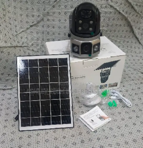 High Performance 4G Solar CCTV Camera Dual Lens