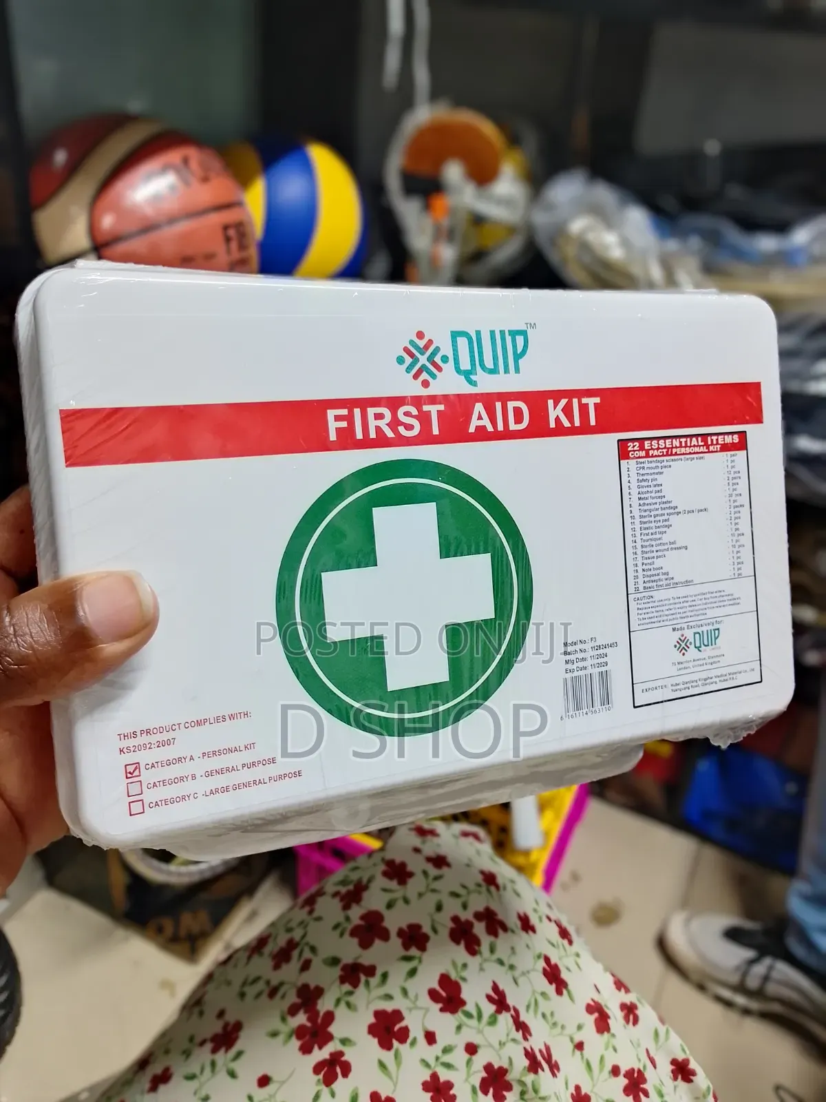 Portable First Aid Kit
