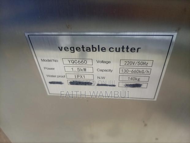 140kg Commercial Vegetable Cutter Machine - main view