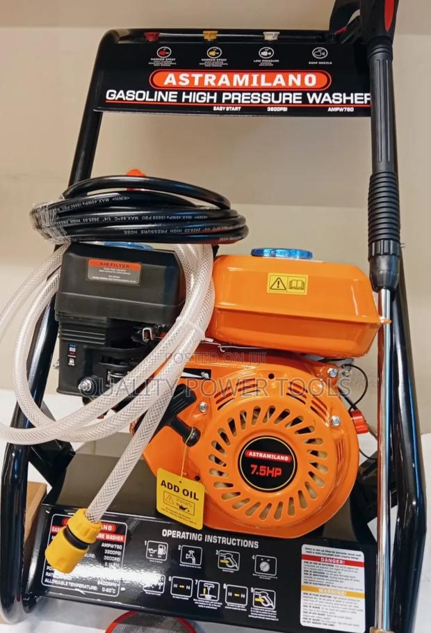 Astramilano AMPW750 Gasoline High Pressure Washer, - thumbnail 2