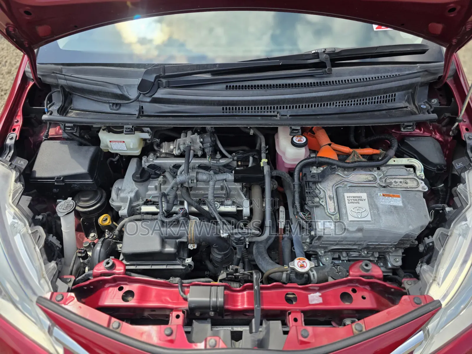 Toyota Vitz 2019 Red