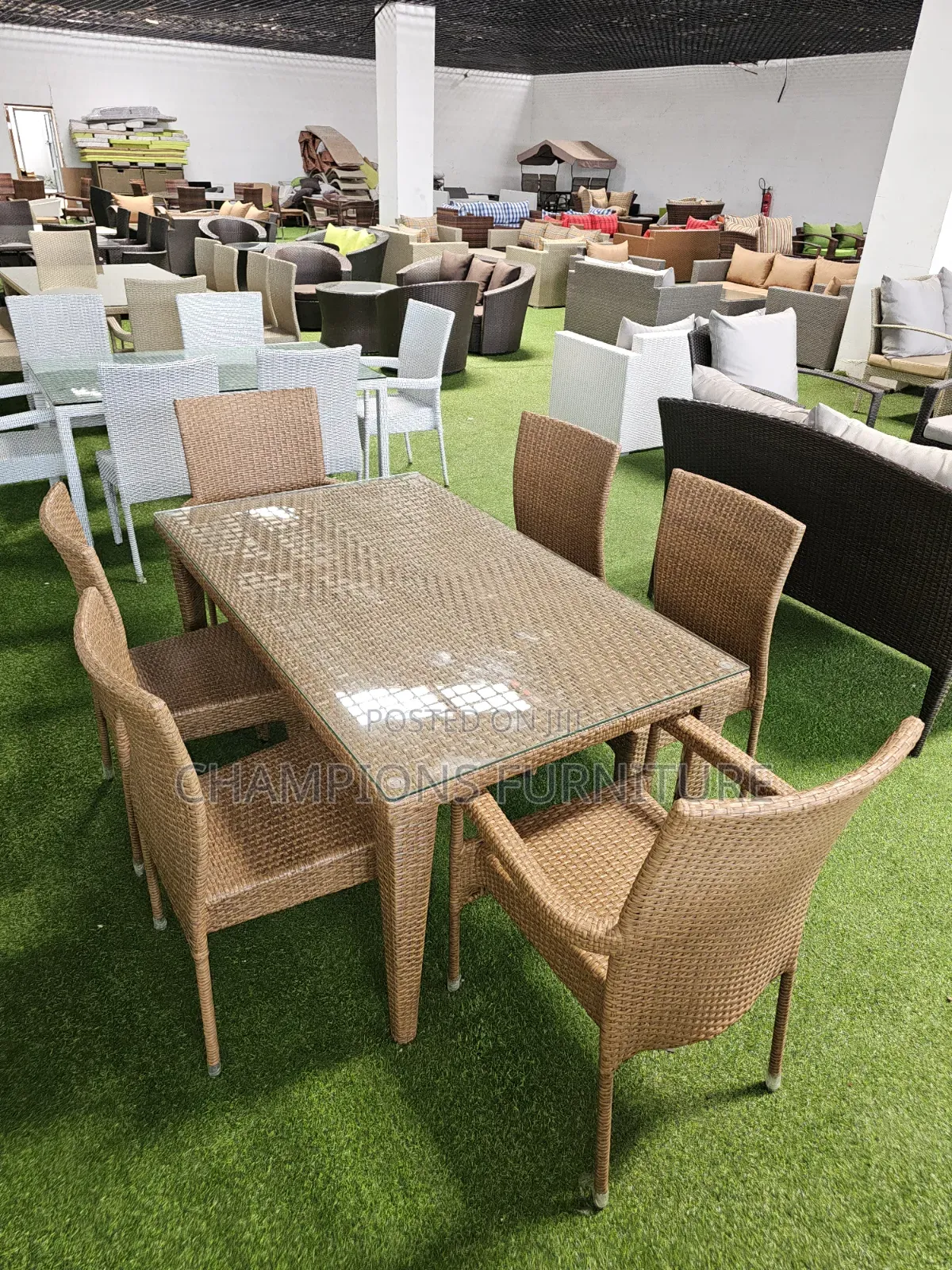 6-Seater Rattan Outdoor/Hotel Set