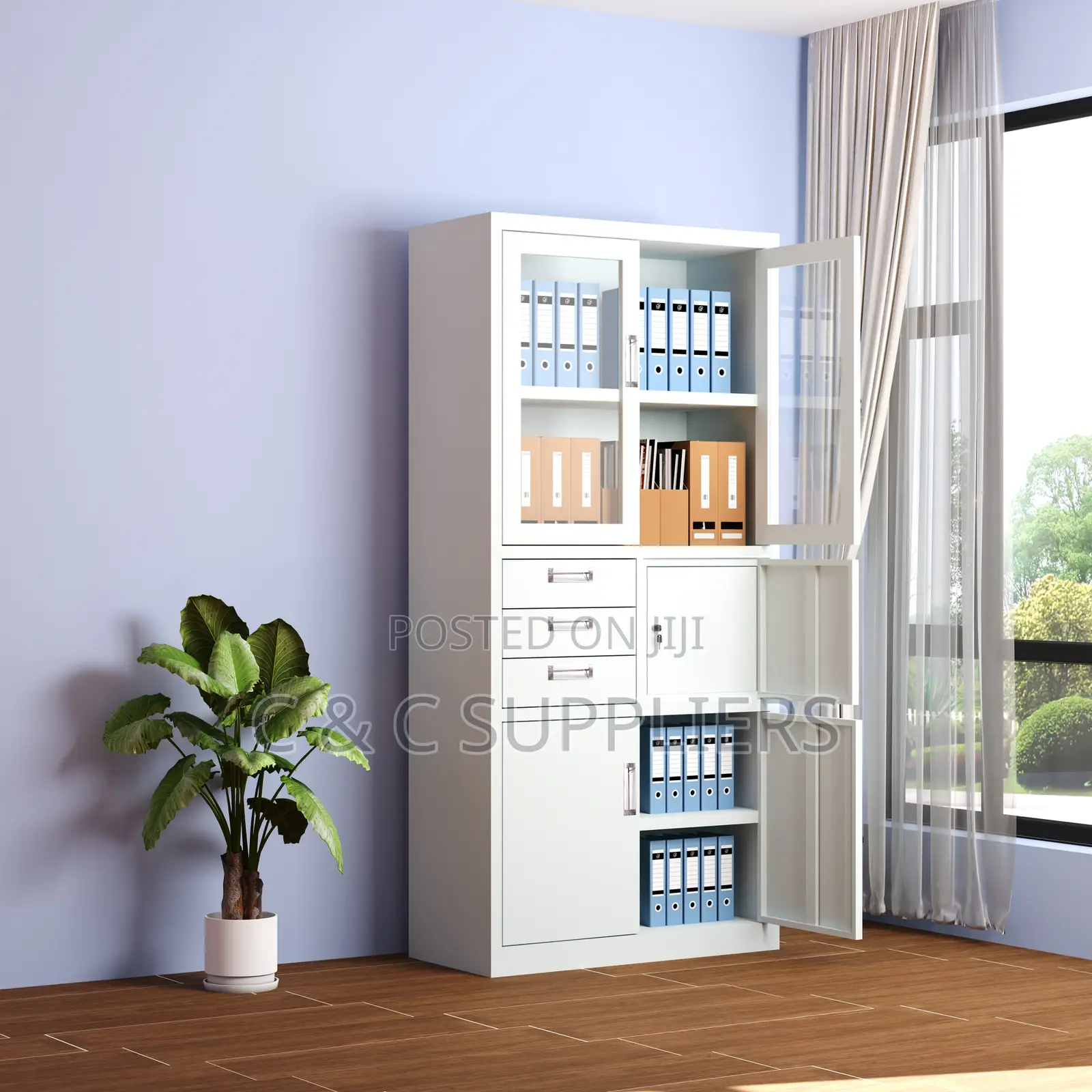 Lockable Filling Office Cabinet With Safe