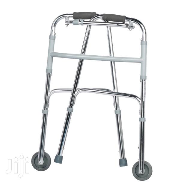 Foldable Walking Frame With Wheels - thumbnail 3