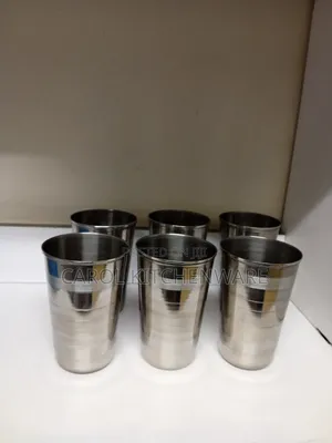 400 Ml Stainless Steel Glass /12 PC Stainless Steel Glass