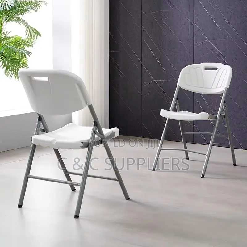 Modern Plastic Folding Training Chair.