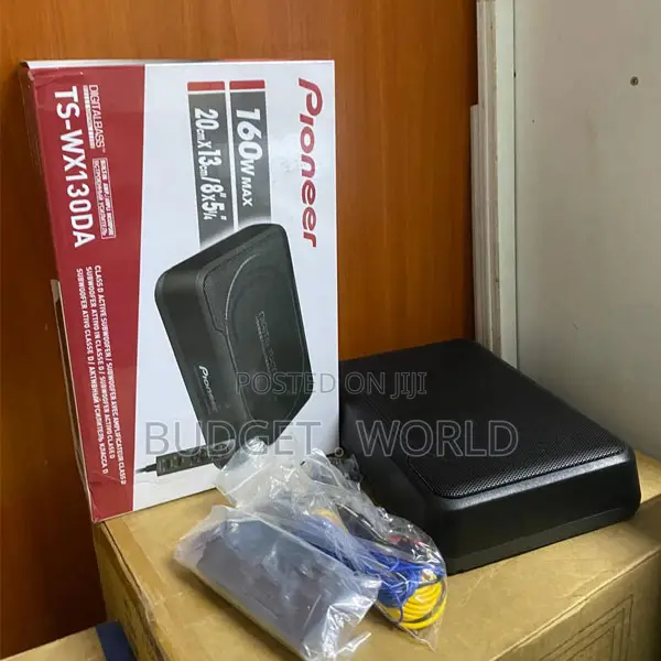 Pioneer 160W Compact Under Seat Powered Subwoofer TS-WX130DA