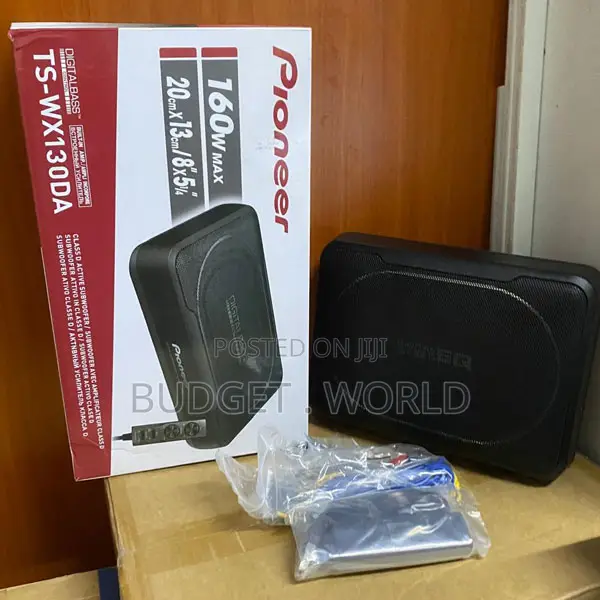 Pioneer 160W Compact Under Seat Powered Subwoofer TS-WX130DA