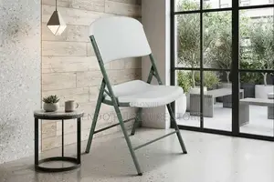 Office Chairs; White Home Office Foldable Picnic Patio Seat