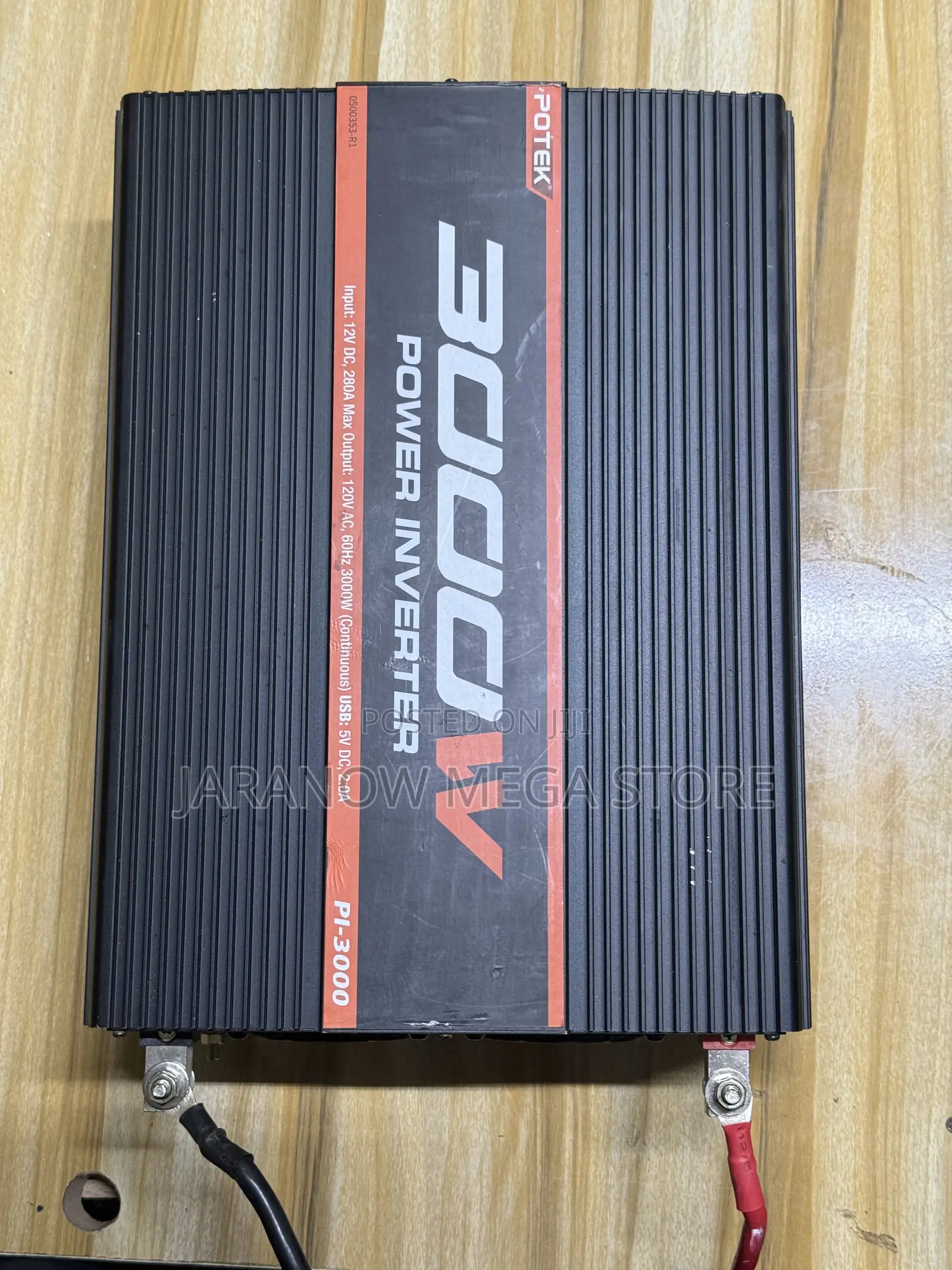 Potek 3000w Power Inverter – 12v Dc to 120v AC