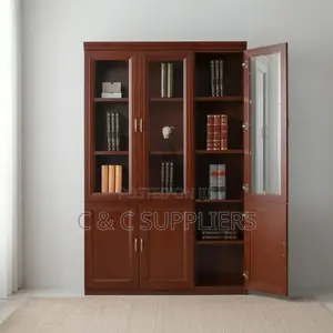 3-Doors Mahogany Cabinet.