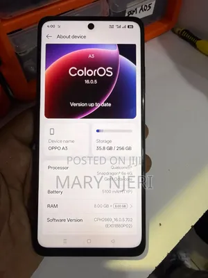Oppo A3 4G 256 GB Black