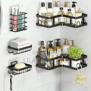 *5pcs Set Shower Caddy Shelf/Bathroom Organizer*