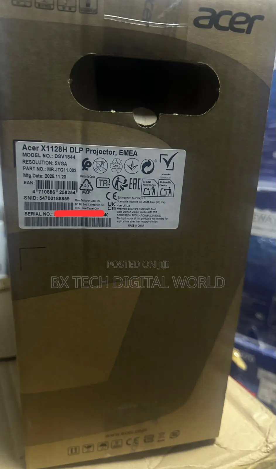Acer Projector X1128h 4000lumens