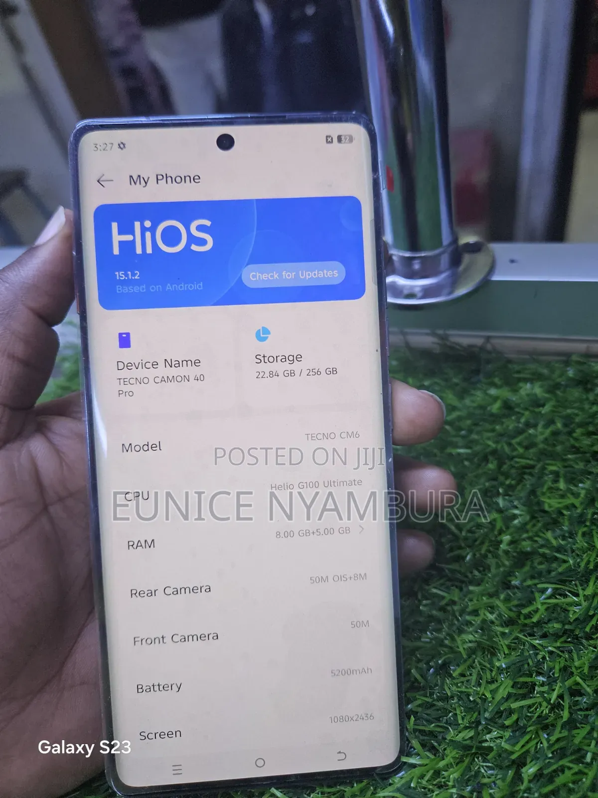 Tecno Camon 40 Pro 4G 256 GB Gray