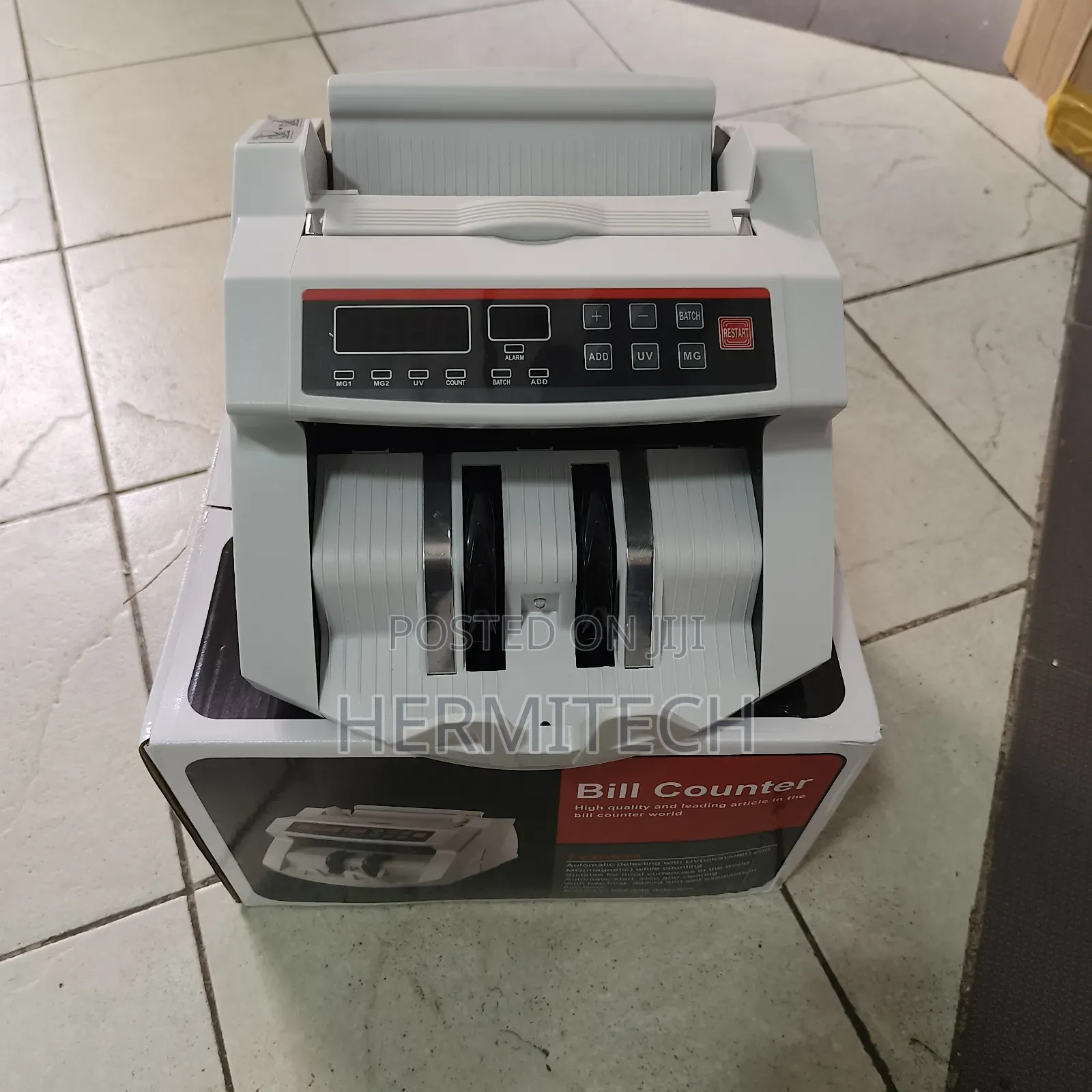 UV Detection Bill Counter Machine for All Currency Detects Fake Notes