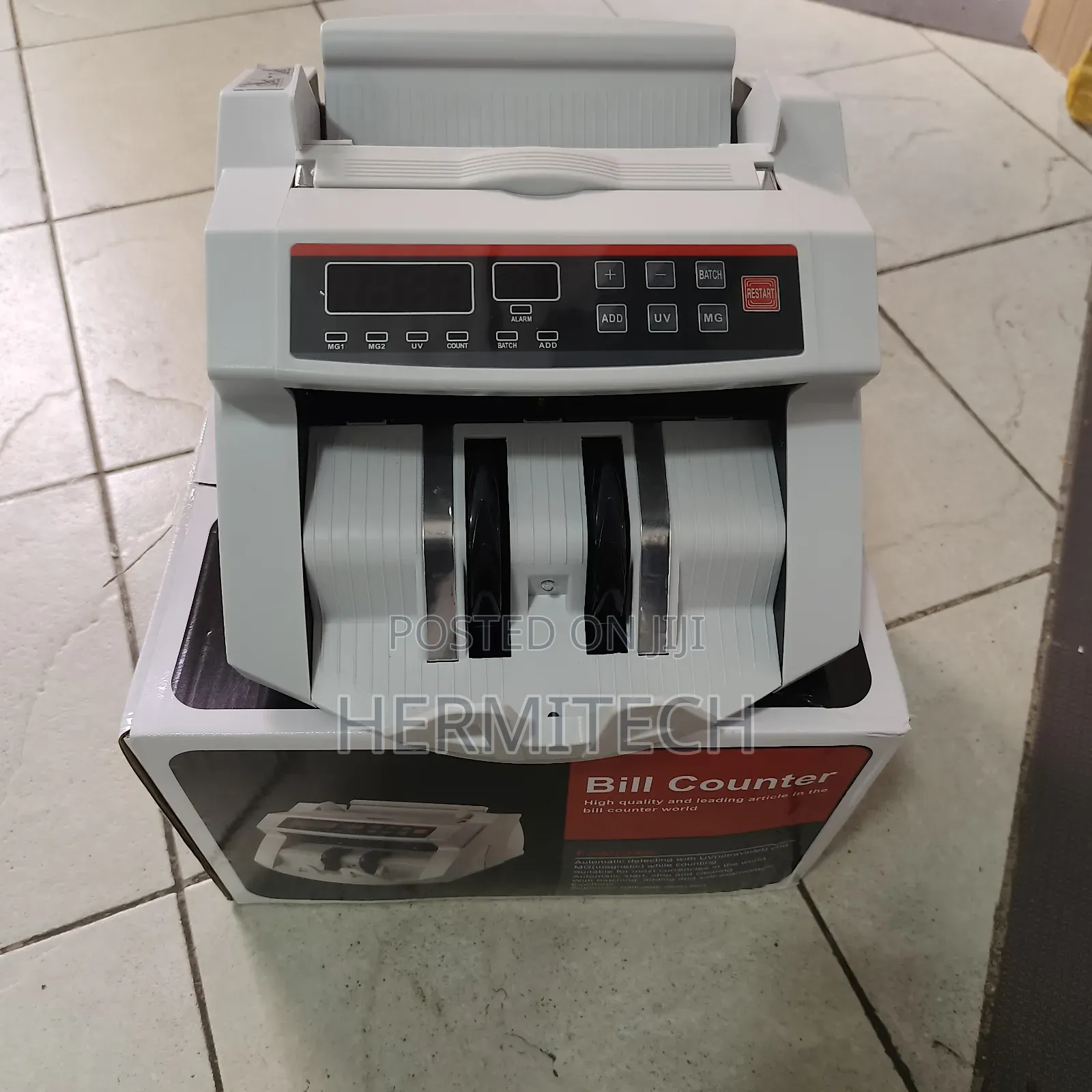 UV Detection Bill Counter Machine for All Currency Detects Fake Notes