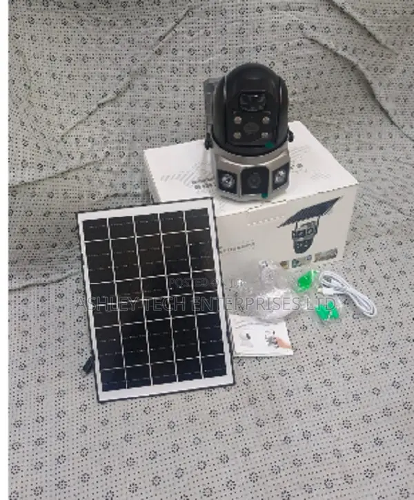 Rechargeable 4G Solar Camera Dual Lens – Easy Remote Monitoring