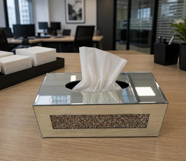 Crystal Glass Serviette Box - main view