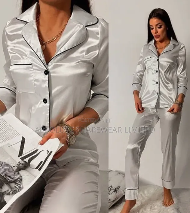 Satin Long Pajama Set
