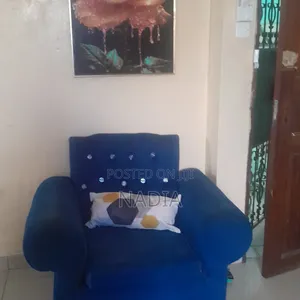 One Seat Which Is Blue Very Comfortable
