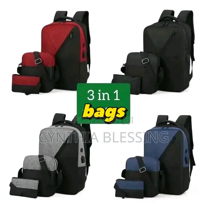 3 in 1 Backpack Laptop Bag