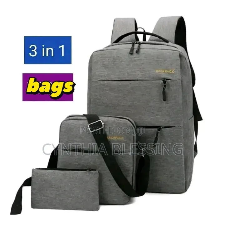 3 in 1 Backpack Laptop Bag