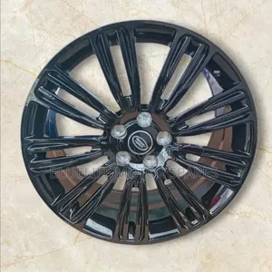 Size 22 Black Plain Rims for Range Rover Vogue, Sport, Discovery 3, 4