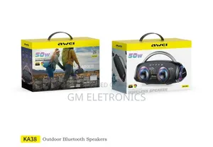 Awei Speaker -Vigorous Bass, Hi-Fi Stereo Sound 
Dynamic RGB Lighting