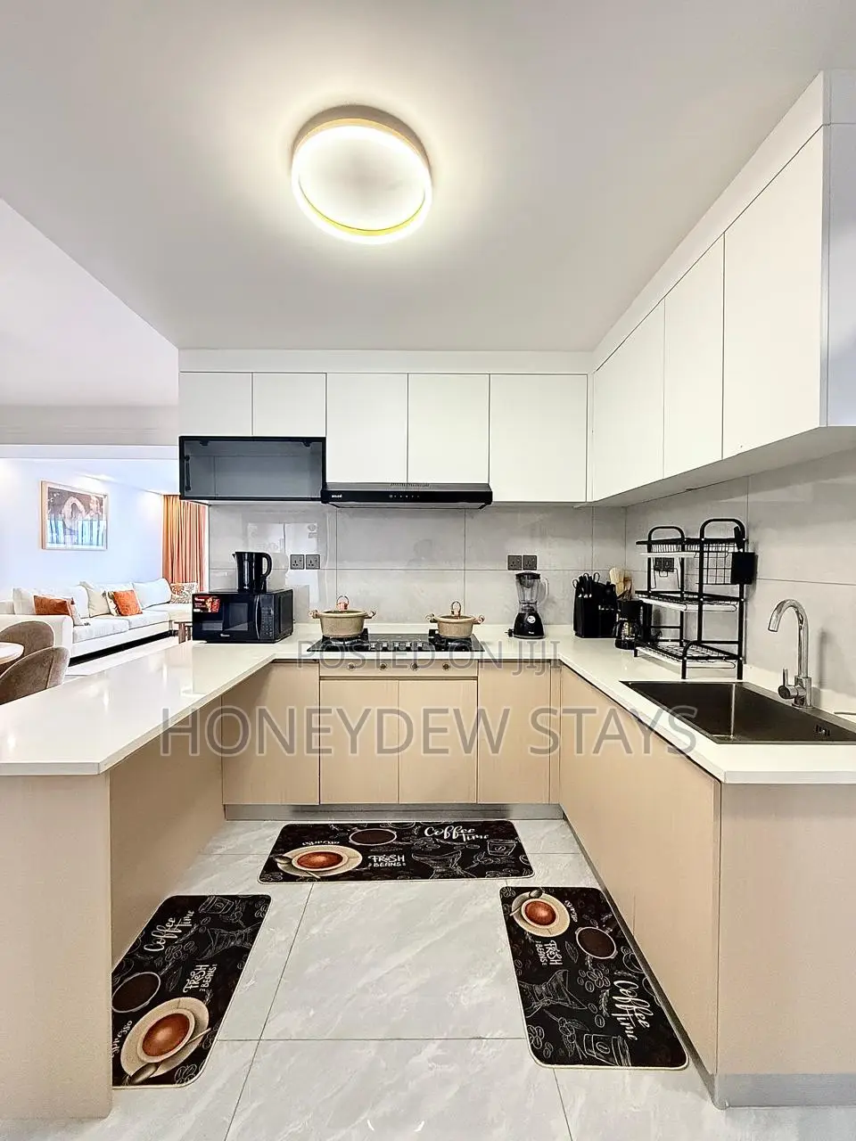 Furnished 3 Bedroom Ensuite Apartment |Riverside One Residency, Nairob