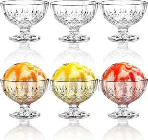 6pc Glass Dessert Bowl / Ice Cream Bowl