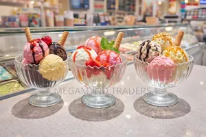 6pc Glass Dessert Bowl / Ice Cream Bowl