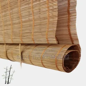 Bamboo Window Shades, Roll-Up Blinds, Reed Blinds, Curtain Natural