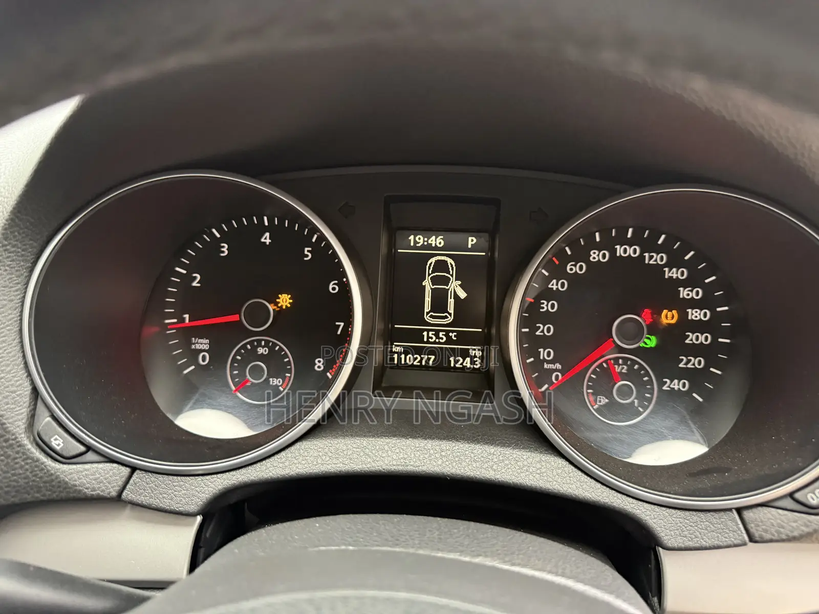 Volkswagen Golf 2012 Black