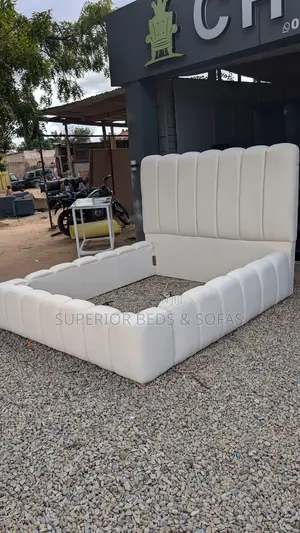 5x6 White Bubble Bed in Utawala: Free Delivery
