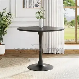 Coffee Table; Round Home Office Tulip Coffee Table Made of Marble