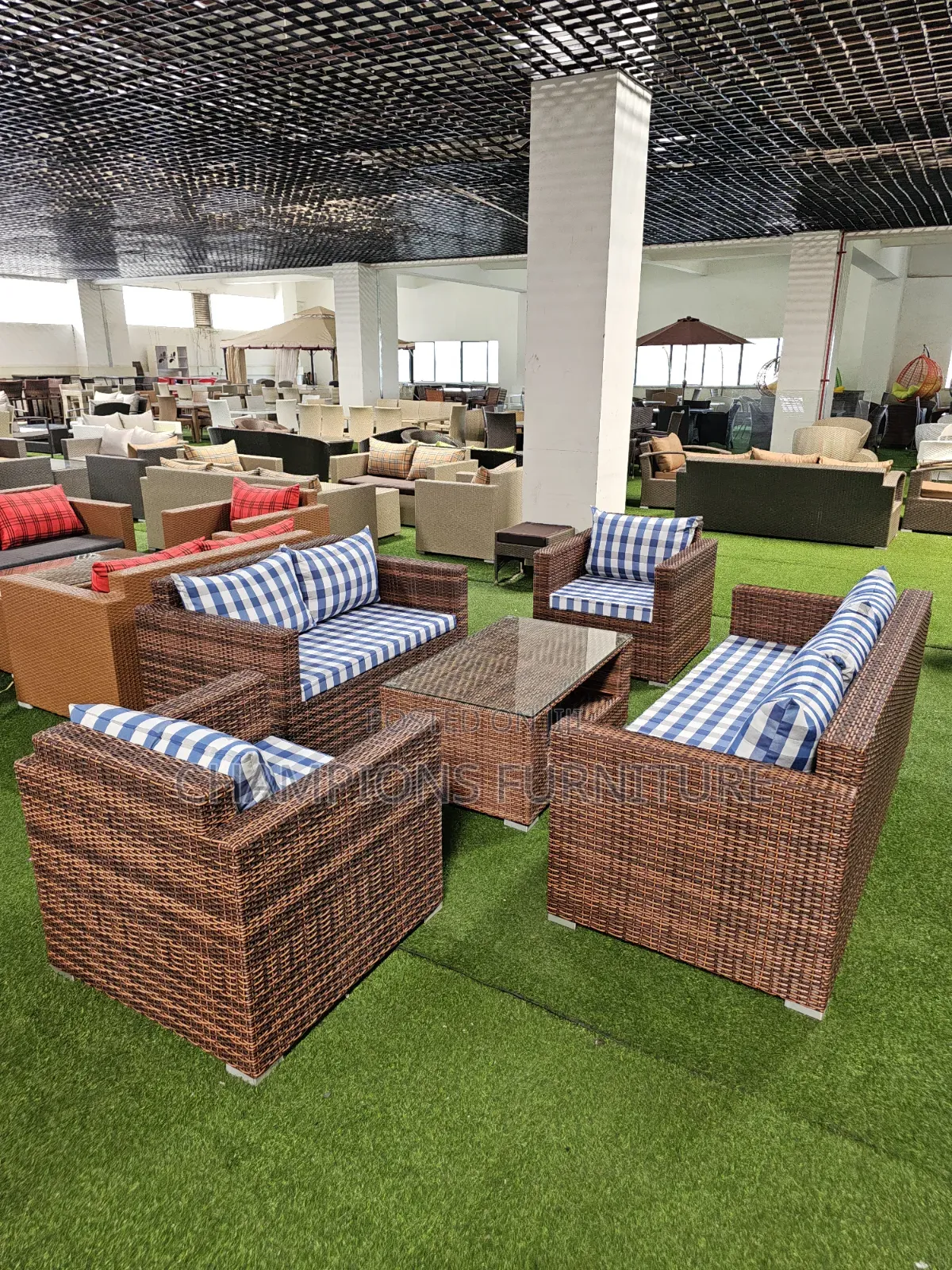 8-Piece Rattan Outdoor Set