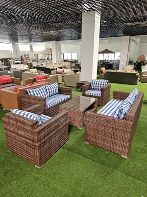 8-Piece Rattan Outdoor Set