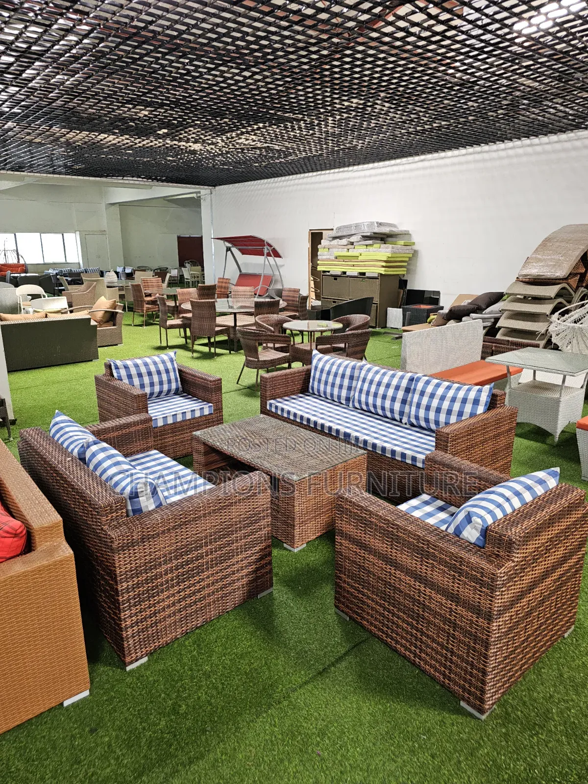 8-Piece Rattan Outdoor Set