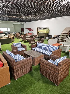 8-Piece Rattan Outdoor Set