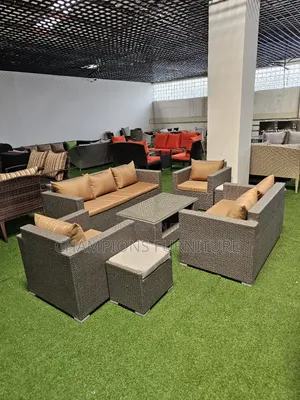 8-Piece Rattan Outdoor Set