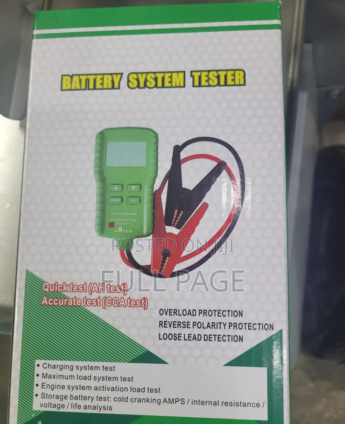 Digital Battery System Tester