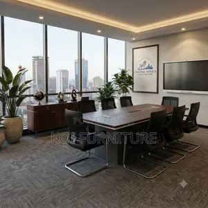 Boardroom Table; 3 Meters Administration Wood Boardroom Table