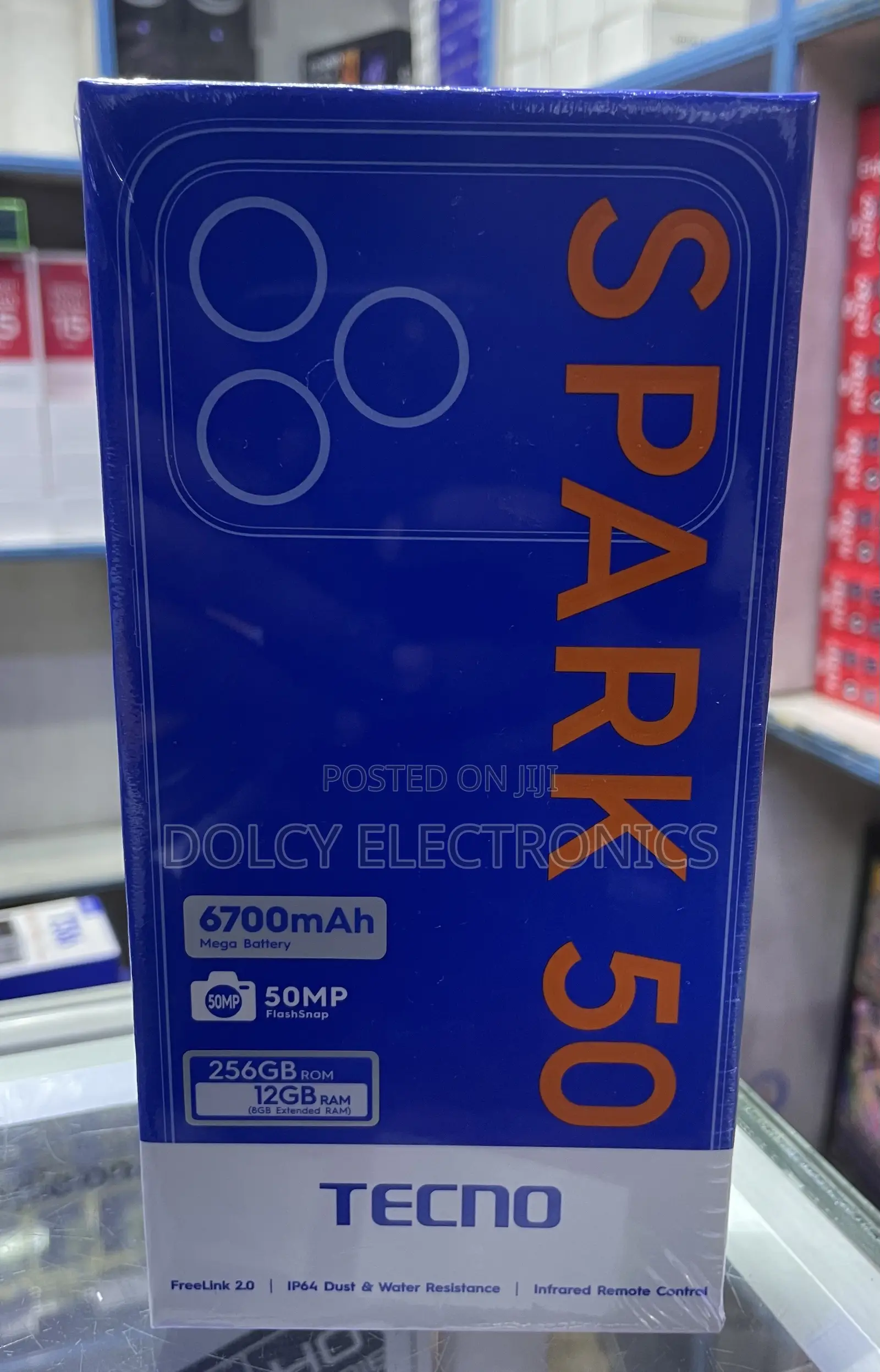 New Tecno Spark 50 128 GB Black