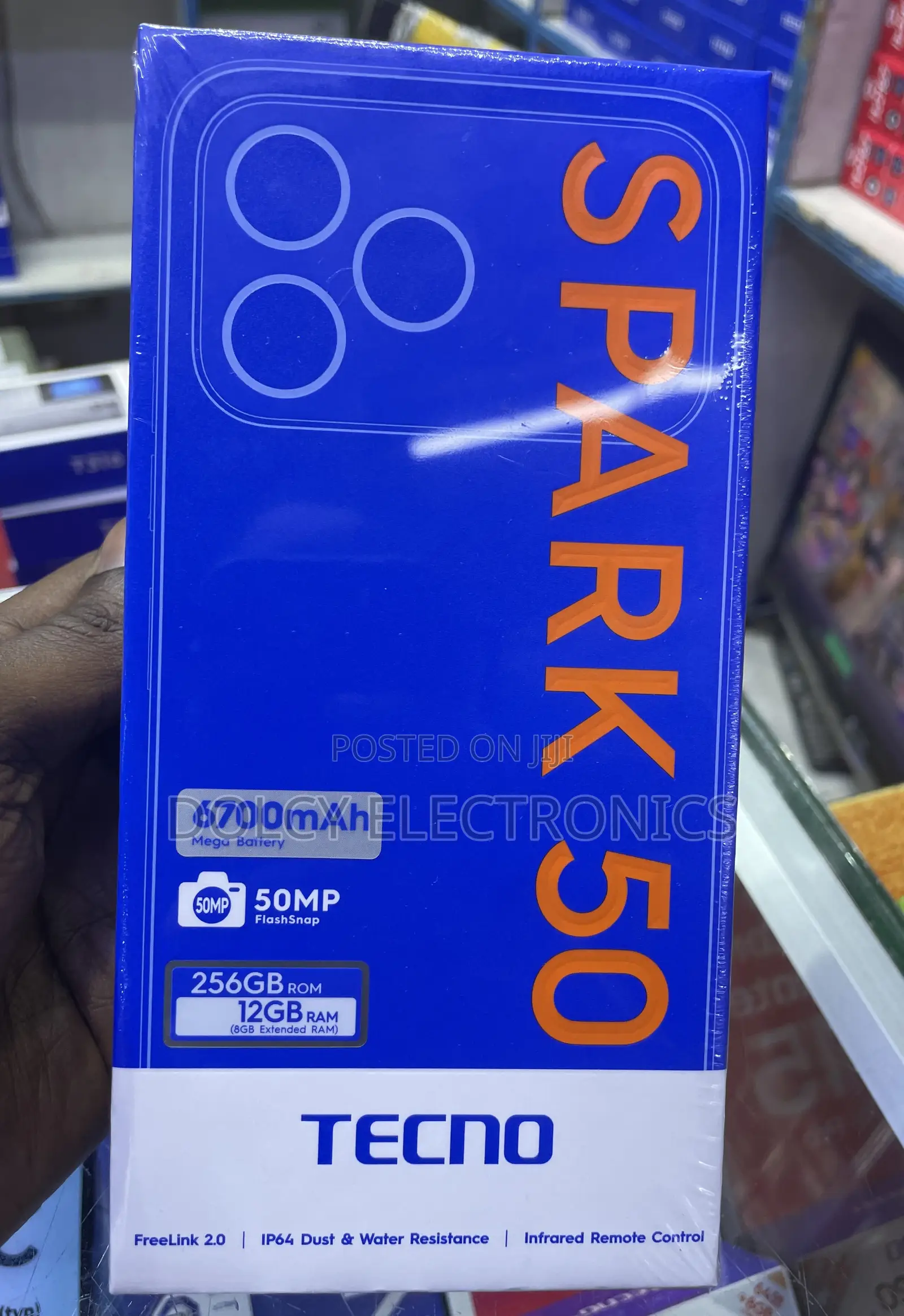 New Tecno Spark 50 128 GB Black