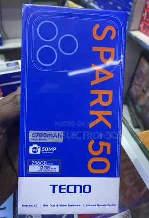New Tecno Spark 50 128 GB Black