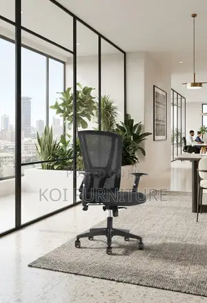 Office Chairs; Mid Back Swivel Office Chairs With Adjustable Armrests