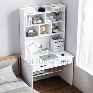 Office Desk; Clasy Style Home Office Desk With Open and Closed Drawers